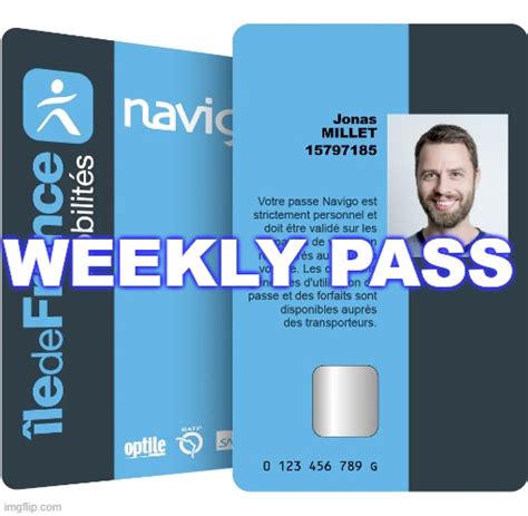 navigo pass Paris weekly